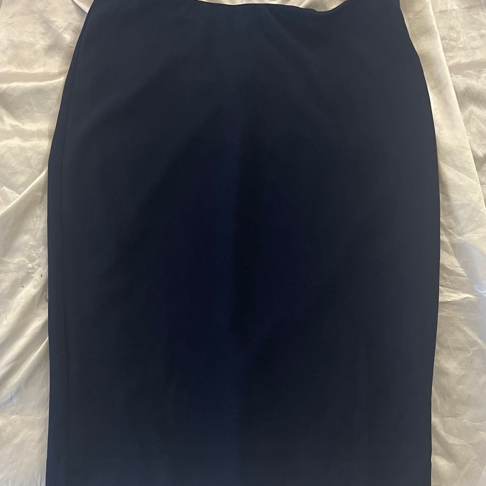 New York & Company Dark Blue Pencil Skirt